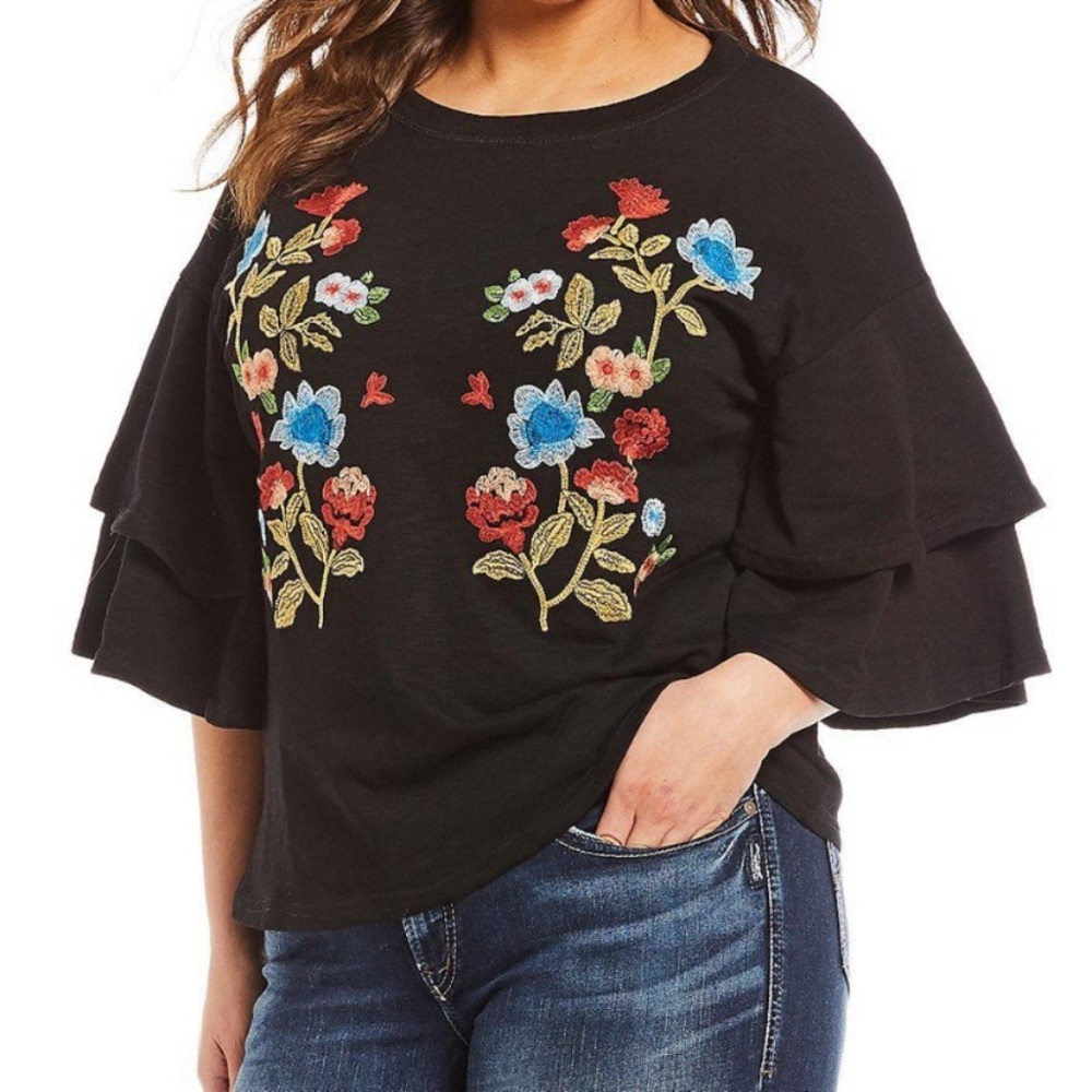 Blu Pepper Anthropologie Top - Picture 2 of 4